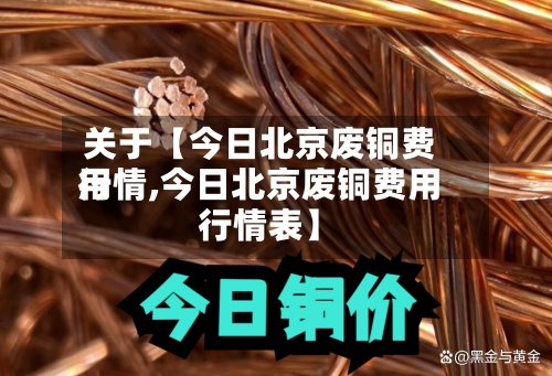 关于【今日北京废铜费用行情,今日北京废铜费用行情表】-第2张图片