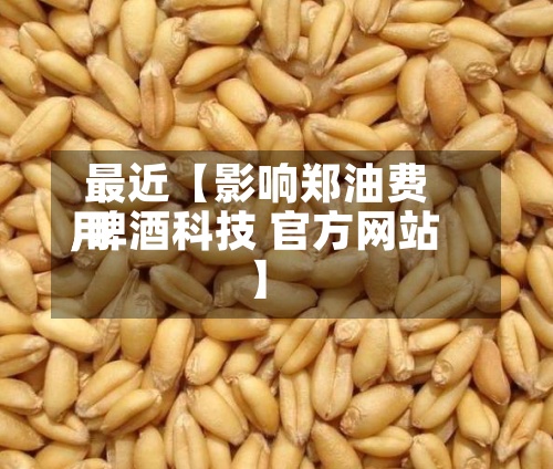 最近【影响郑油费用,啤酒科技 官方网站】-第3张图片