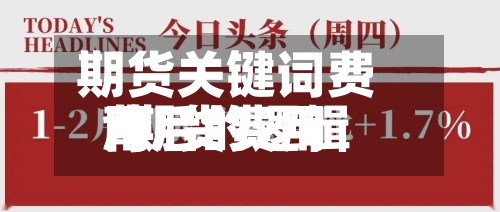 期货关键词费用/期货费用背后的逻辑