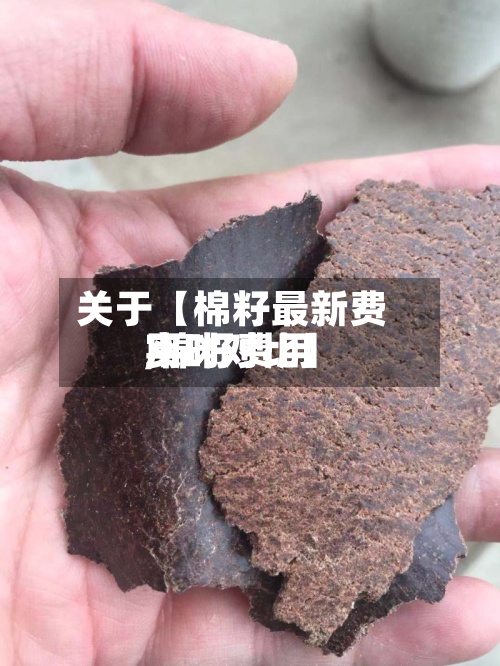 关于【棉籽最新费用
,棉籽费用
实时对比】-第2张图片