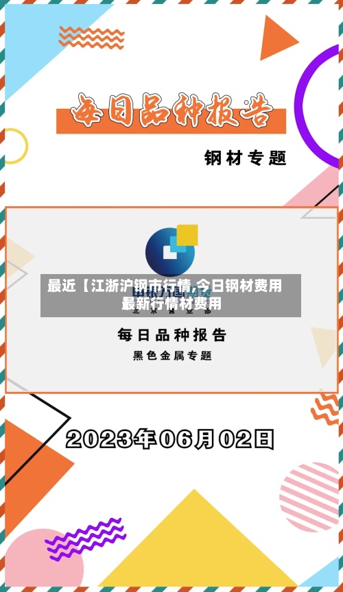 最近【江浙沪钢市行情,今日钢材费用最新行情材费用】-第2张图片