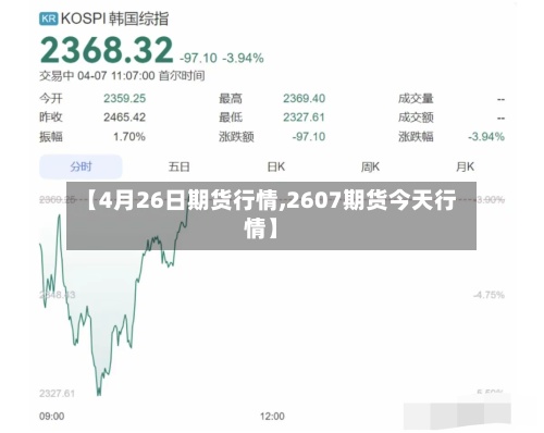 【4月26日期货行情,2607期货今天行情】