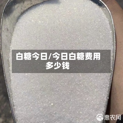 白糖今日/今日白糖费用多少钱-第3张图片