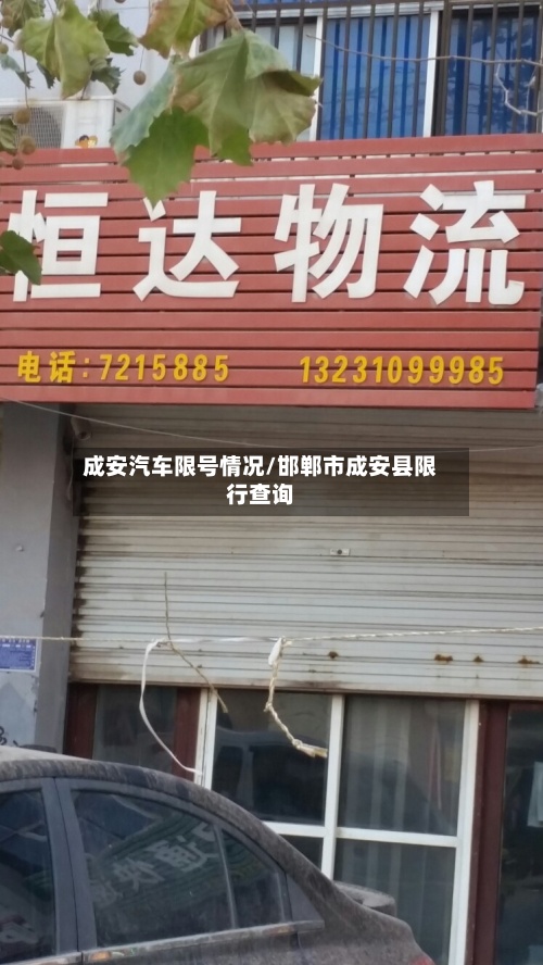 成安汽车限号情况/邯郸市成安县限行查询-第2张图片
