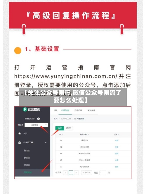 【关注公众号限行,微信公众号限流了要怎么处理】