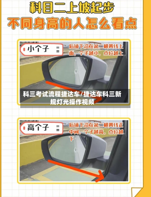 科三考试流程捷达车/捷达车科三新规灯光操作视频