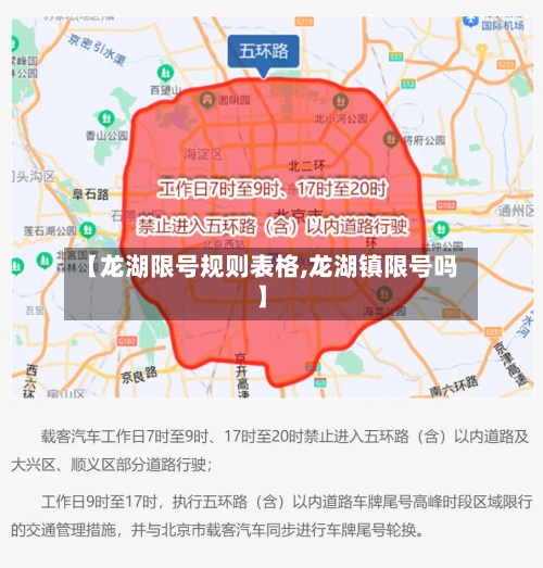 【龙湖限号规则表格,龙湖镇限号吗】