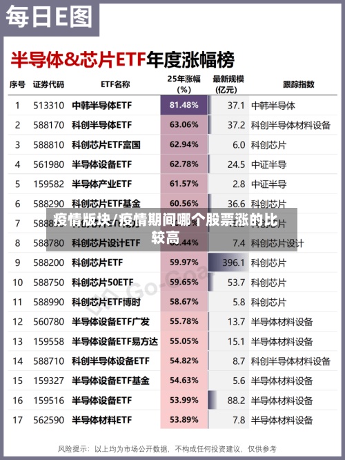 疫情版块/疫情期间哪个股票涨的比较高