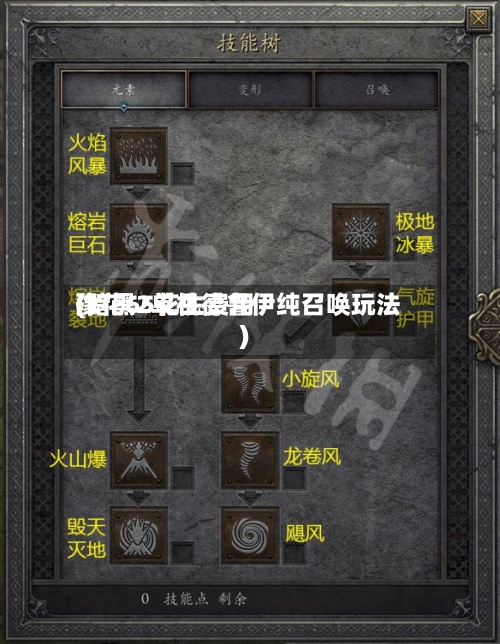 豫花65花生费用(暗黑2单机德鲁伊纯召唤玩法)-第3张图片