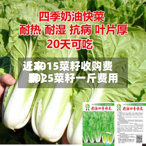 近来
【2015菜籽收购费用
2025菜籽一斤费用
表】-第2张图片