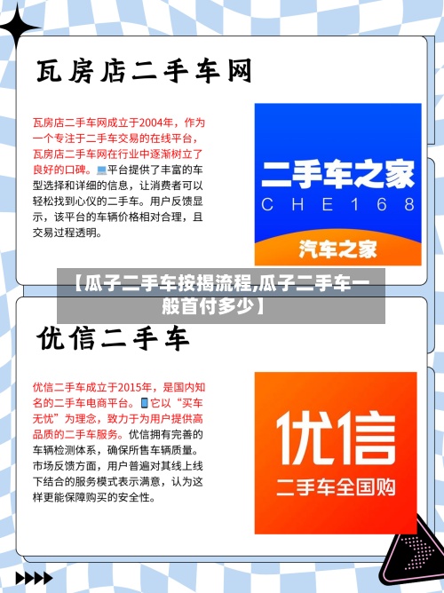 【瓜子二手车按揭流程,瓜子二手车一般首付多少】