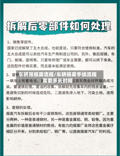 车辆报报废流程/车辆报废手续流程需要多长时间