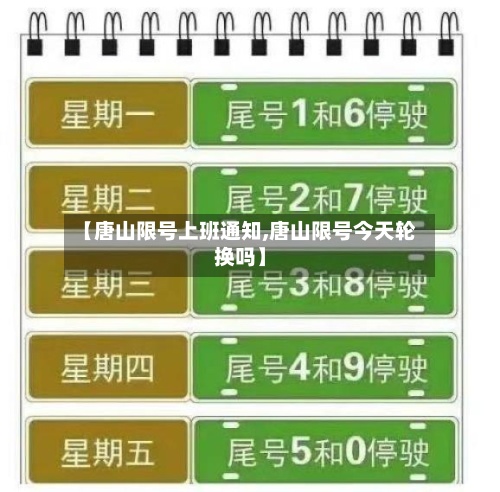 【唐山限号上班通知,唐山限号今天轮换吗】-第3张图片