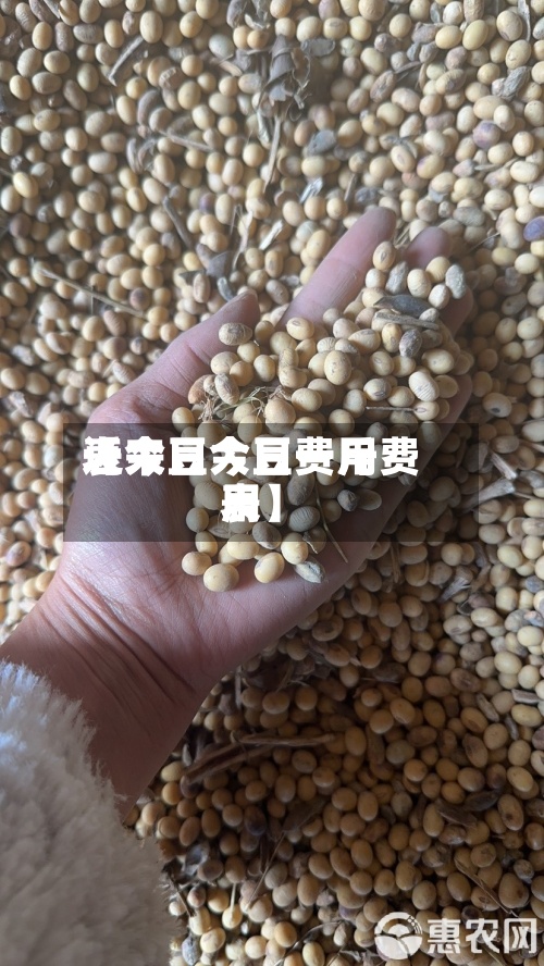 近来【大豆今日费用表今日大豆一斤费用表】