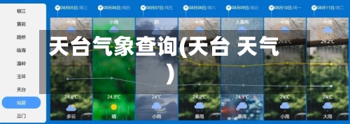 天台气象查询(天台 天气)-第3张图片