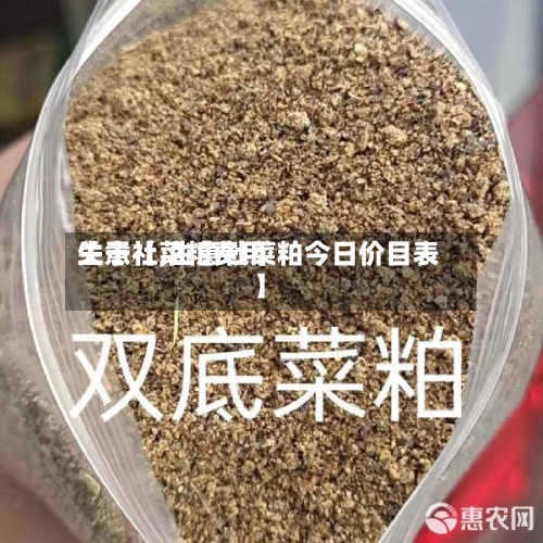 关于【菜粕费用
生意社,生意社菜粕今日价目表】-第2张图片