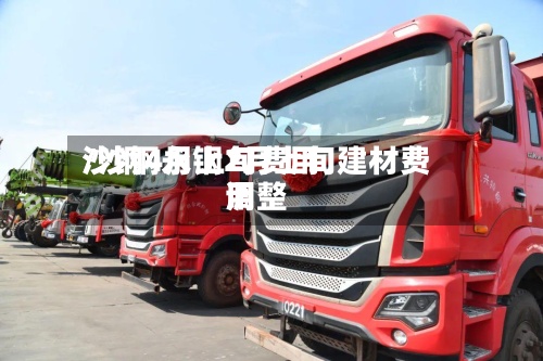 沙钢4月上旬费用/沙钢永钢2月上旬建材费用调整