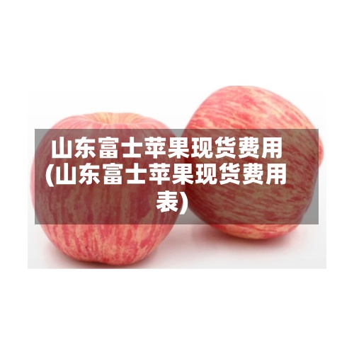 山东富士苹果现货费用(山东富士苹果现货费用表)-第2张图片