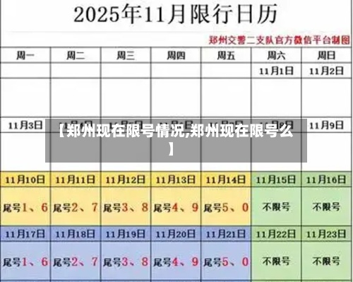 【郑州现在限号情况,郑州现在限号么】-第2张图片