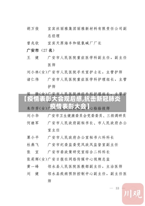 【疫情表彰大会观后感,抗击新冠肺炎疫情表彰大会】
