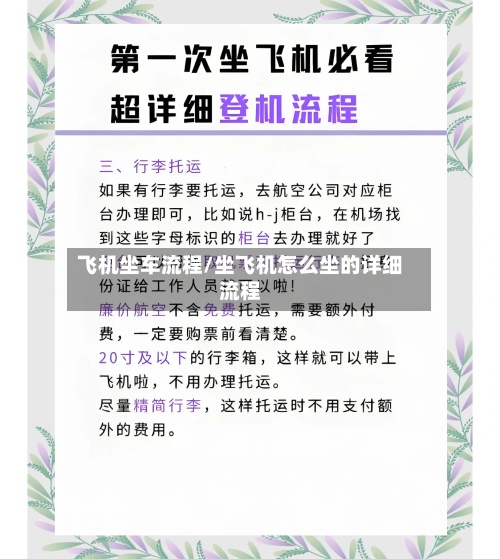 飞机坐车流程/坐飞机怎么坐的详细流程