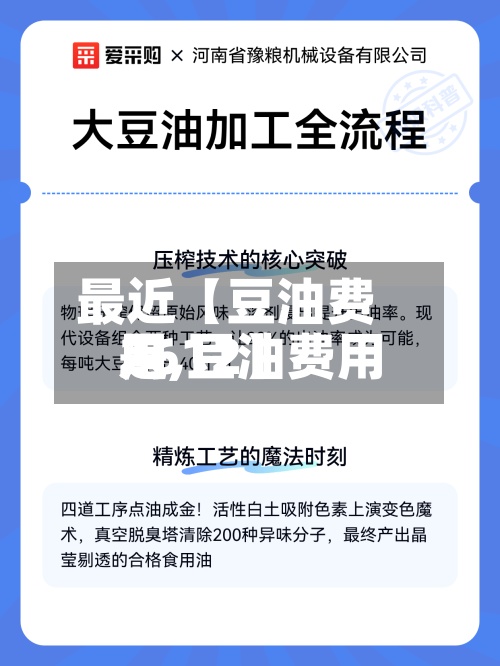 最近【豆油费用是,豆油费用2612】