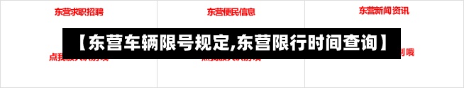【东营车辆限号规定,东营限行时间查询】-第2张图片