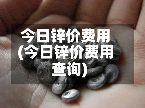今日锌价费用(今日锌价费用查询)-第2张图片