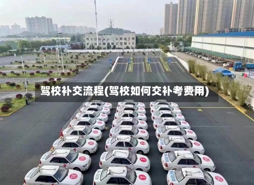 驾校补交流程(驾校如何交补考费用)-第3张图片