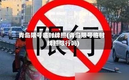 青岛限号临时牌照(青岛限号临时牌照限行吗)-第2张图片