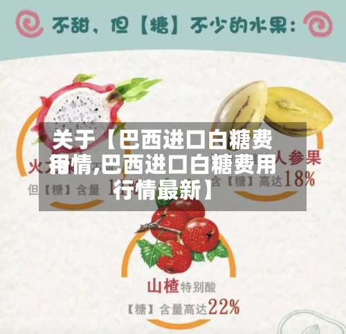 关于【巴西进口白糖费用行情,巴西进口白糖费用行情最新】