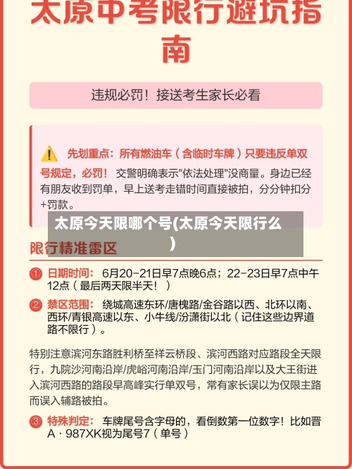 太原今天限哪个号(太原今天限行么)-第3张图片