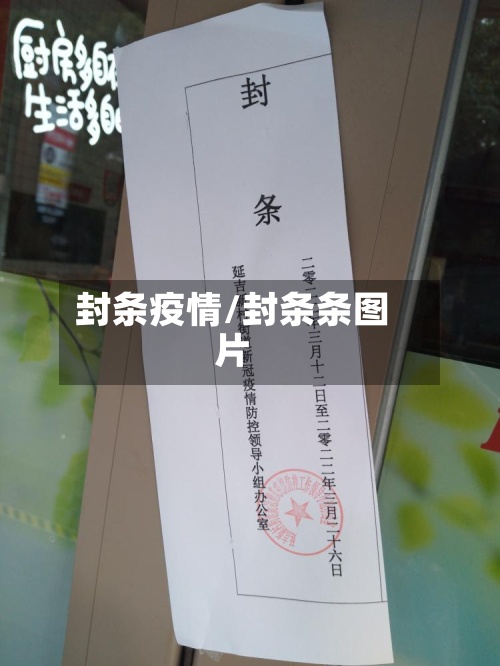封条疫情/封条条图片-第3张图片