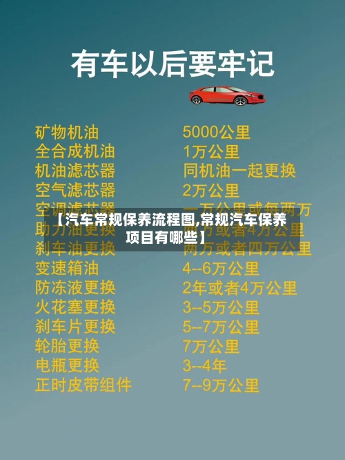 【汽车常规保养流程图,常规汽车保养项目有哪些】