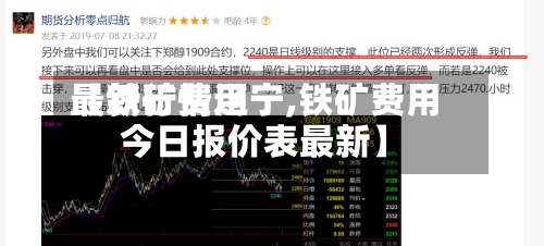 【铁矿费用最新行情辽宁,铁矿费用今日报价表最新】