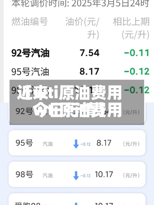 近来【wti原油费用wti原油费用今日行情】-第2张图片