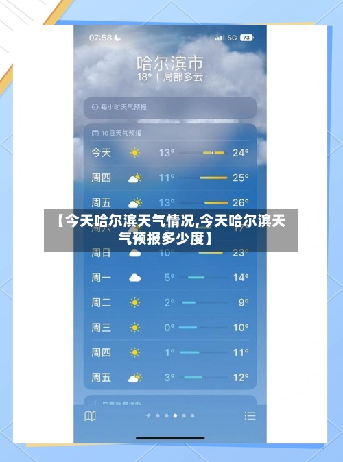【今天哈尔滨天气情况,今天哈尔滨天气预报多少度】
