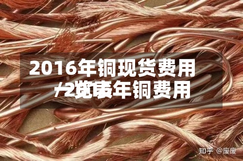 2016年铜现货费用
/2016年铜费用
一览表-第2张图片