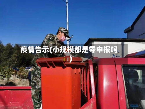 疫情告示(小规模都是零申报吗)