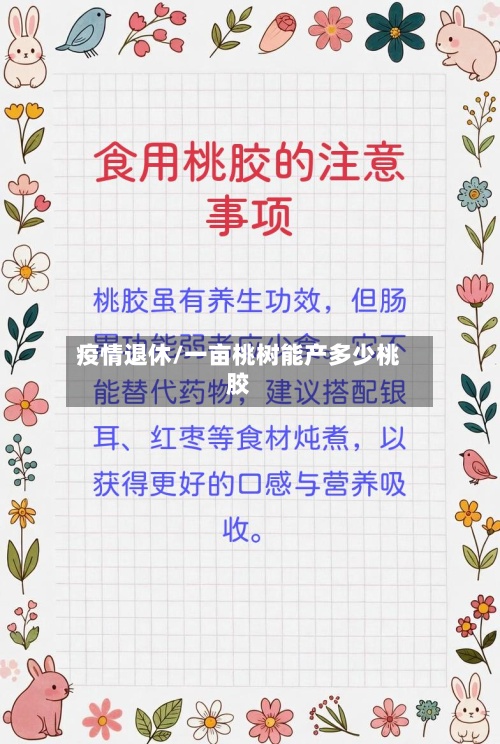 疫情退休/一亩桃树能产多少桃胶