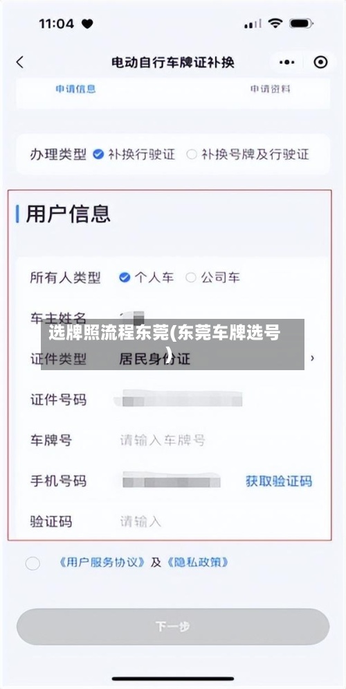 选牌照流程东莞(东莞车牌选号)-第2张图片