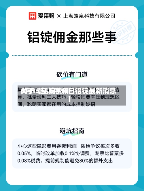 关于【铝锭费用6月15曰,6月16日铝锭最新消息】