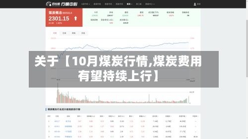 关于【10月煤炭行情,煤炭费用
有望持续上行】-第3张图片
