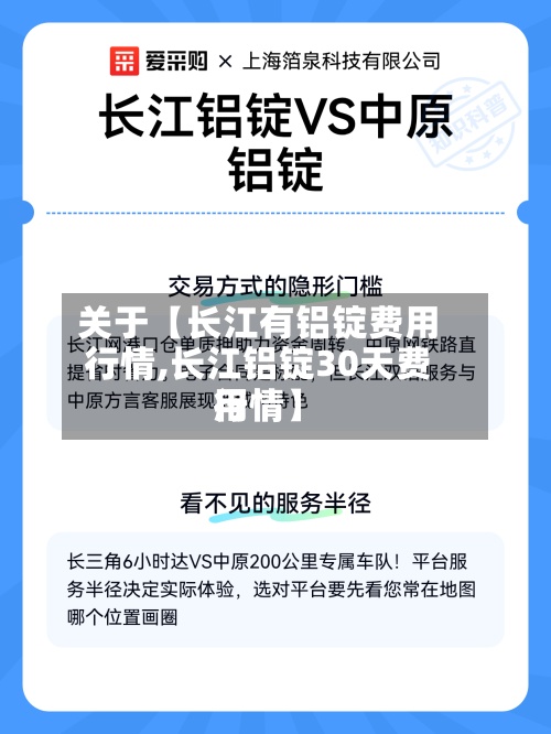 关于【长江有铝锭费用行情,长江铝锭30天费用行情】-第2张图片