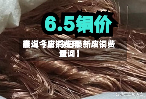最近【废铜费用查询今日,今日最新废铜费用查询】-第2张图片