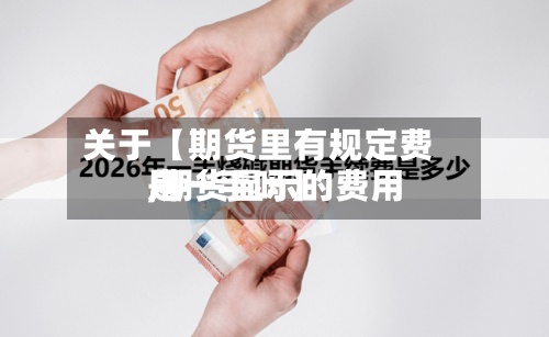关于【期货里有规定费用,期货显示的费用是一手吗】-第2张图片