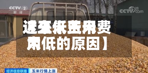 近来
【玉米费用
这么低玉米费用
太低的原因】-第2张图片