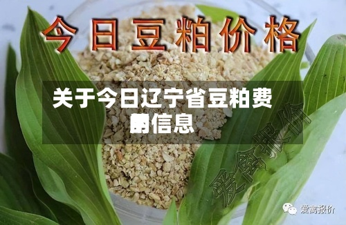 关于今日辽宁省豆粕费用的信息