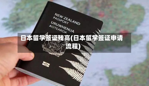 日本留学签证残高(日本留学签证申请流程)-第2张图片
