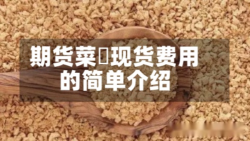 期货菜粨现货费用的简单介绍-第3张图片